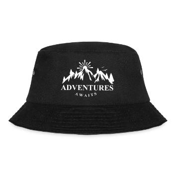 Adventure Travel Hiking Mountain - Bucket Hat - Schwarz - Vorne - Lela (165cm)