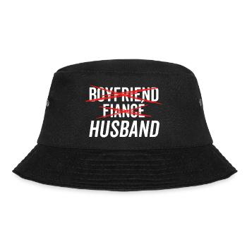 Boyfriend Fiancé Husband - Bucket Hat - black - Front - Lela (165cm)