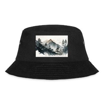 Montagne peinture à l'eau - Bob - noir - Devant - Lela (165cm)
