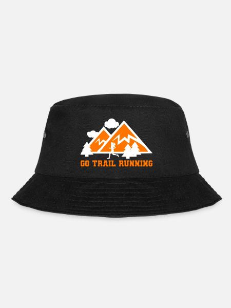 Trail Runner Running Joggen Jogger I Geschenk - Bucket Hat - Schwarz