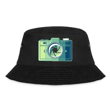 Retro Film Camera - Bucket Hat - black - Front - Lela (165cm)
