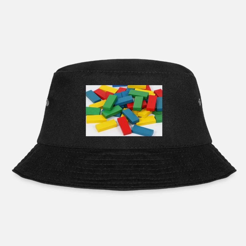Bunte Bauklötze - Bucket Hat - Schwarz