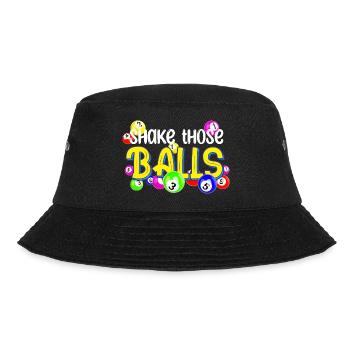 Shake Those Balls | Bingo - Bucket Hat - Schwarz - Vorne - Lela (165cm)