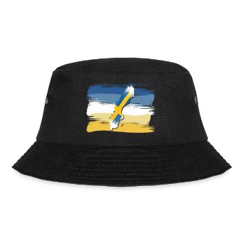 Suède Contour du pays Drapeau Cadeau de Noël - Bob - noir - Devant - Lela (165cm)