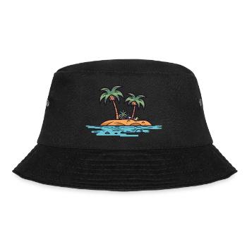 Palm Island - Bucket Hat - black - Front - Lela (165cm)