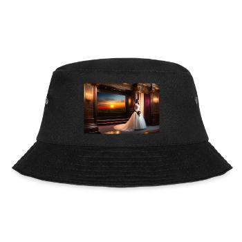 Prinzessin - Bucket Hat - Schwarz - Vorne - Lela (165cm)