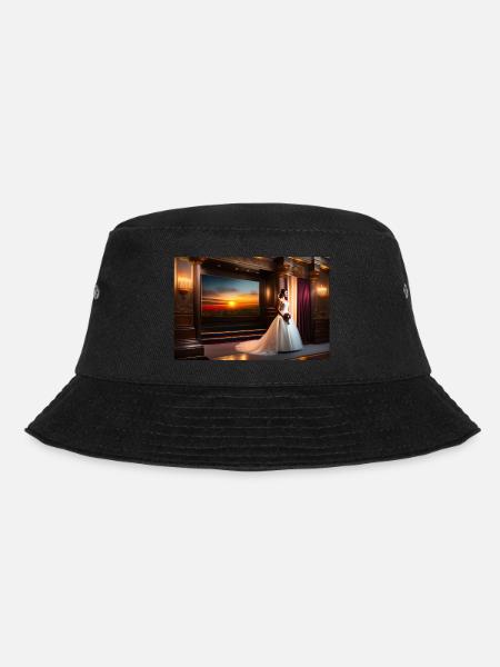 Prinzessin - Bucket Hat - Schwarz