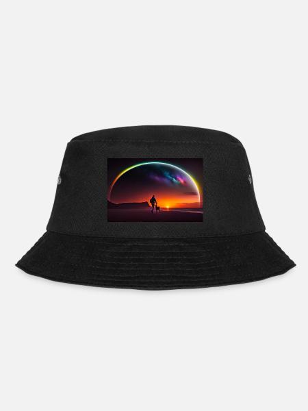 Siluette Star - Bucket Hat - Schwarz