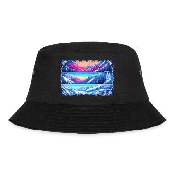 Wandern durch den langen, kalten Wald - Bucket Hat - Schwarz - Vorne - Lela (165cm)