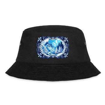 Verlorene kalte Tage - Bucket Hat - Schwarz - Vorne - Lela (165cm)