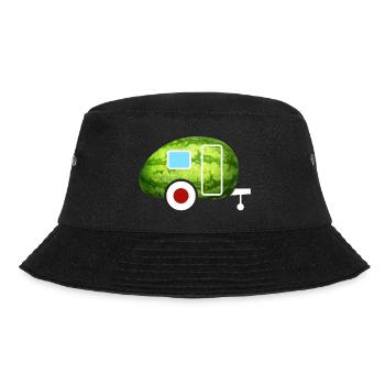 Melon Caravan Caravan Retro Summer Camping Fan - Bucket Hat - black - Front - Lela (165cm)