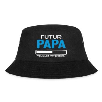 Futur papa Idée Cadeau Futur Père - Bob - noir - Devant - Lela (165cm)