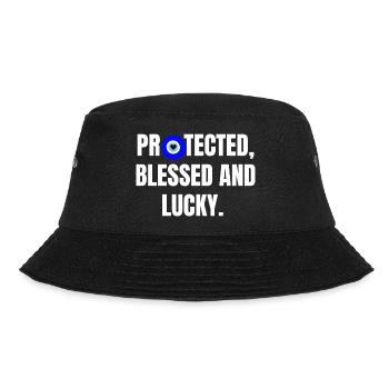 Protected and lucky - Bucket Hat - black - Front - Lela (165cm)