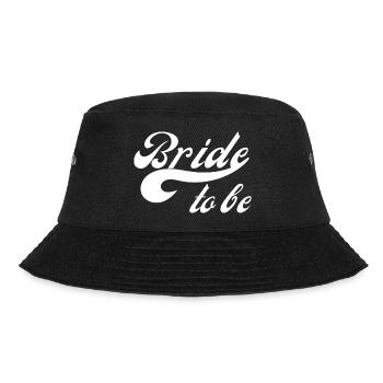 Zukünftige Braut - Bucket Hat - Schwarz - Vorne - Lela (165cm)