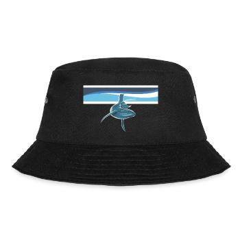 Buckelwal - Bucket Hat - Schwarz - Vorne - Lela (165cm)