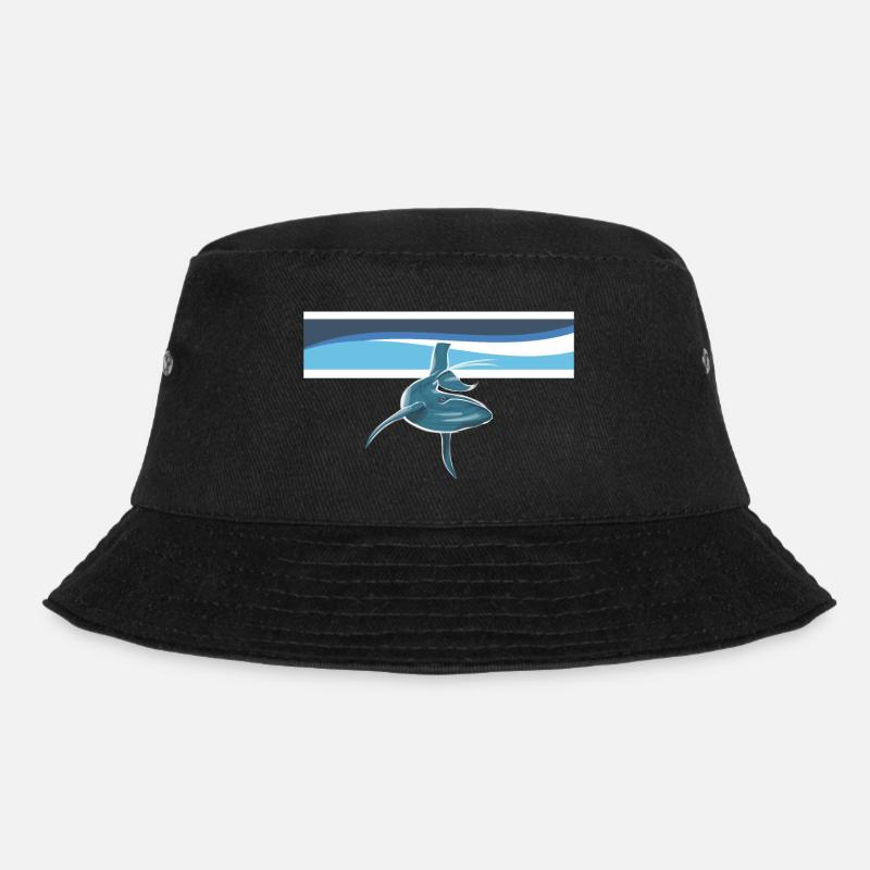 Buckelwal - Bucket Hat - Schwarz