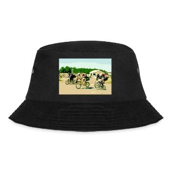 Old School BMX - Bucket Hat - Schwarz - Vorne - Lela (165cm)