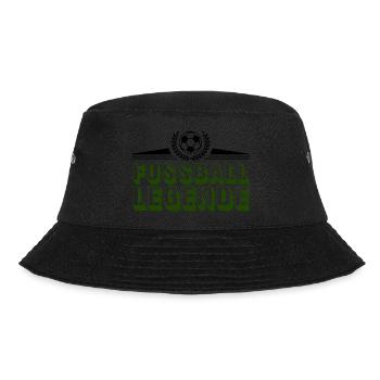 fussball legende - Bucket Hat - Schwarz - Vorne - Lela (165cm)