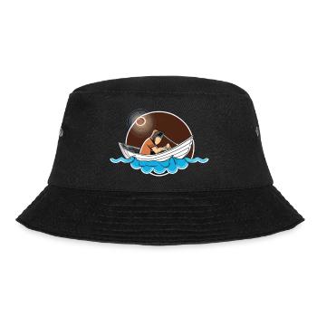 Fischer im Mondschein Mit Kind - Bucket Hat - Schwarz - Vorne - Lela (165cm)