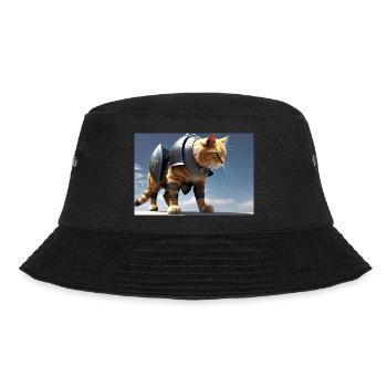 Knight's Cat I - Bucket Hat - black - Front - Lela (165cm)