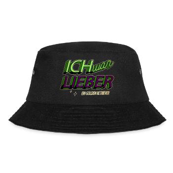 funny quote quote bday christmas fun writers - Bucket Hat - Schwarz - Vorne - Lela (165cm)