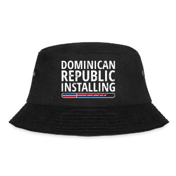 Dominican Republic Flag Dom Rep Flag Travel - Bucket Hat - black - Front - Lela (165cm)