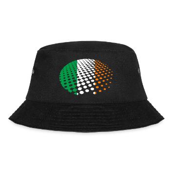 Ireland Flag Vintage Irish Flag Dublin - Bucket Hat - black - Front - Lela (165cm)