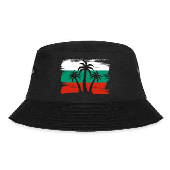 Bulgaria Flag Bulgarian Flag Golden Sands - Bucket Hat - black - Front - Lela (165cm)