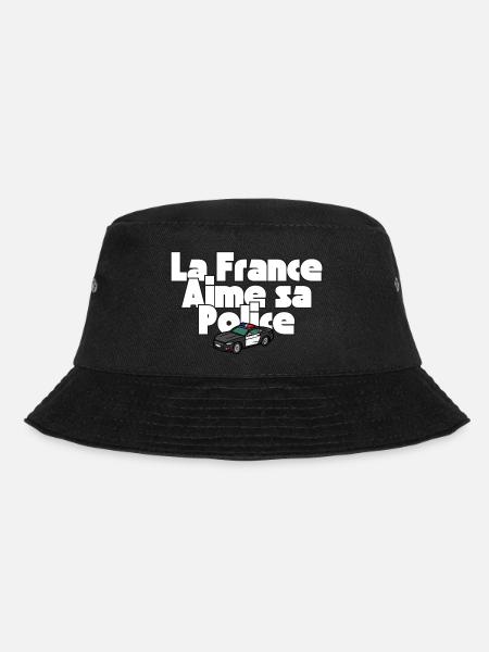 La France Aime Sa Police - Bob - noir