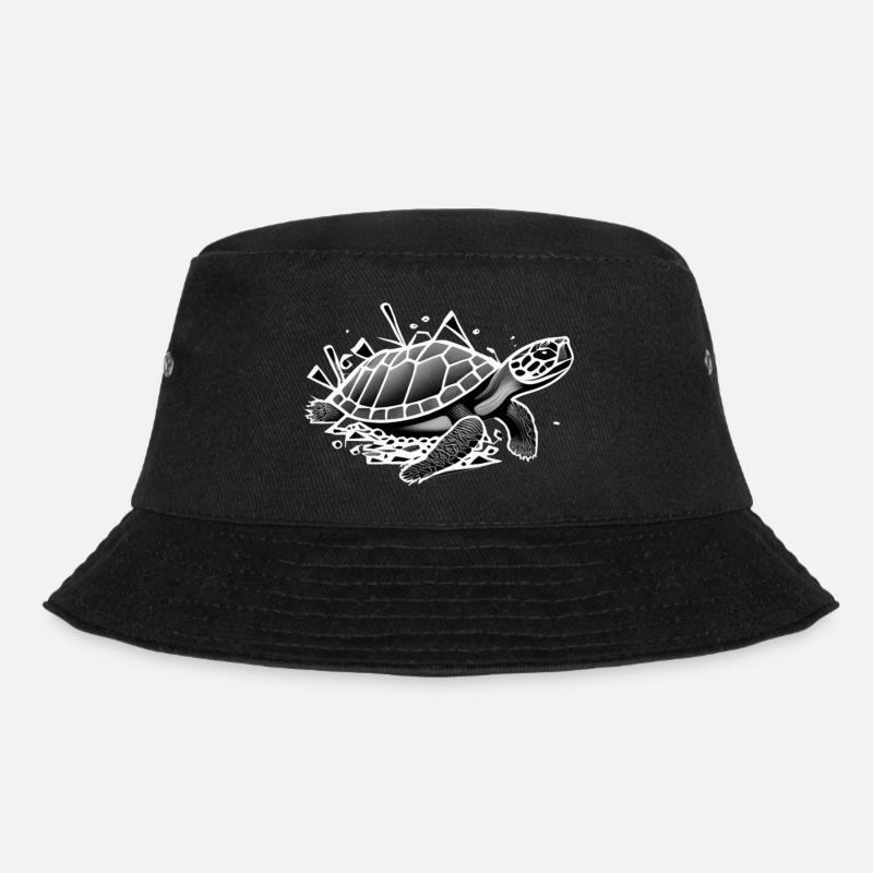 Geo_Schildkröte_3 - Bucket Hat - black