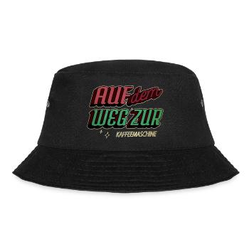 geburtstagsgeschenkidee montag lieben bürotasse - Bucket Hat - Schwarz - Vorne - Lela (165cm)