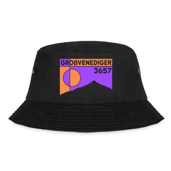 Großvenediger Bergtour Hochtour Andenken Souvenir - Bucket Hat - Schwarz - Vorne - Lela (165cm)