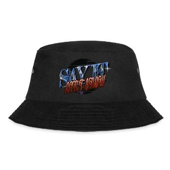 Dinosaur Fan Dinosaur Christmas Funny Sayings - Bucket Hat - black - Front - Lela (165cm)