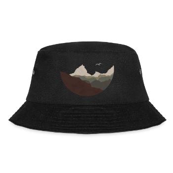 Mountains - Bucket Hat - black - Front - Lela (165cm)