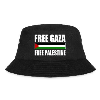 Free palestine free gaza - Bucket Hat - black - Front - Lela (165cm)