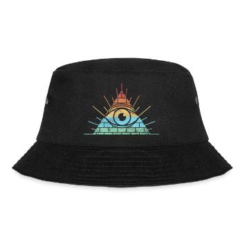 Masonic Freemasonry Fraternal - Bucket Hat - Schwarz - Vorne - Lela (165cm)