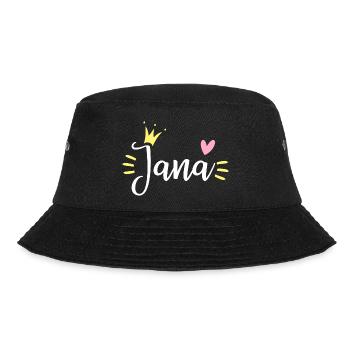 Couronne de nom Jana - Bob - noir - Devant - Lela (165cm)