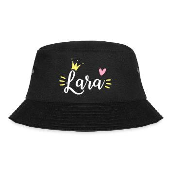 Couronne de nom Lara - Bob - noir - Devant - Lela (165cm)
