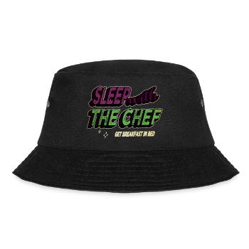 Chef (male) provocative funny pastry chef - Bucket Hat - black - Front - Lela (165cm)