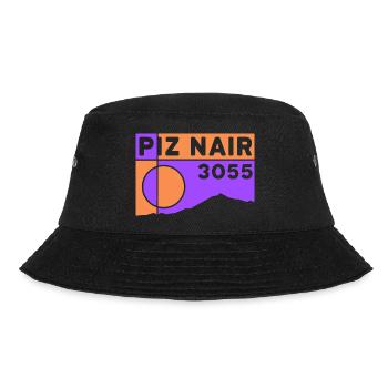 Piz Nair Höhe Wandern St Moritz Andenken - Bucket Hat - Schwarz - Vorne - Lela (165cm)