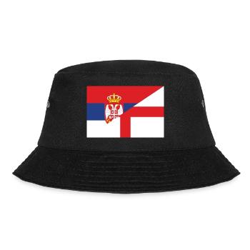 Flag of Serbia England - Bucket Hat - black - Front - Lela (165cm)