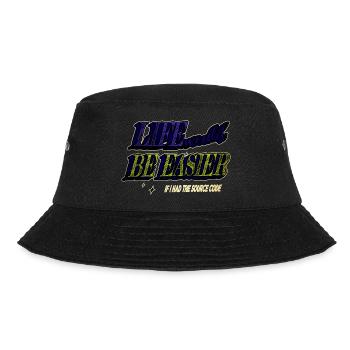 profession computer science - Bucket Hat - Schwarz - Vorne - Lela (165cm)