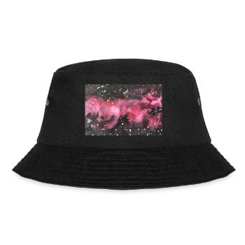 Galaxy Nebula Galaxy Nebula Nerd Astronomy space - Bucket Hat - black - Front - Lela (165cm)