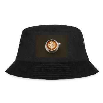 The Coffee Bean Latte Art - Bucket Hat - black - Front - Lela (165cm)