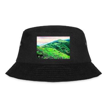 Bieszczady Mountains - Handmade Picture - Bucket Hat - black - Front - Lela (165cm)