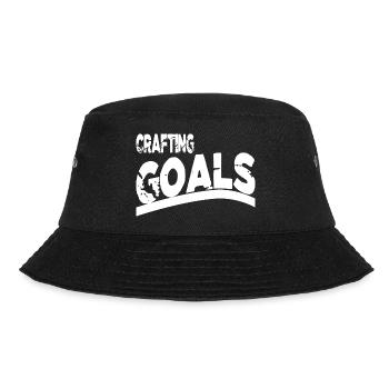 statement competition goal funny quote imagination - Bucket Hat - Schwarz - Vorne - Lela (165cm)