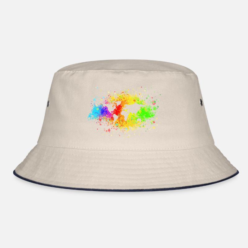 Monde Arc-en-ciel étalé Couleur Bob