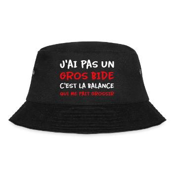 J’ai pas un gros bide la balance qui fait grossir - Bob - noir - Devant - Lela (165cm)