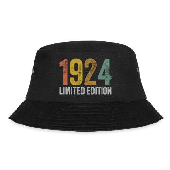 Vintage 1924 Limited Edition Birthday - Bucket Hat - black - Front - Lela (165cm)