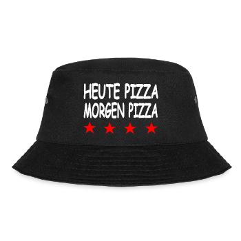Pizza - Bucket Hat - Schwarz - Vorne - Lela (165cm)